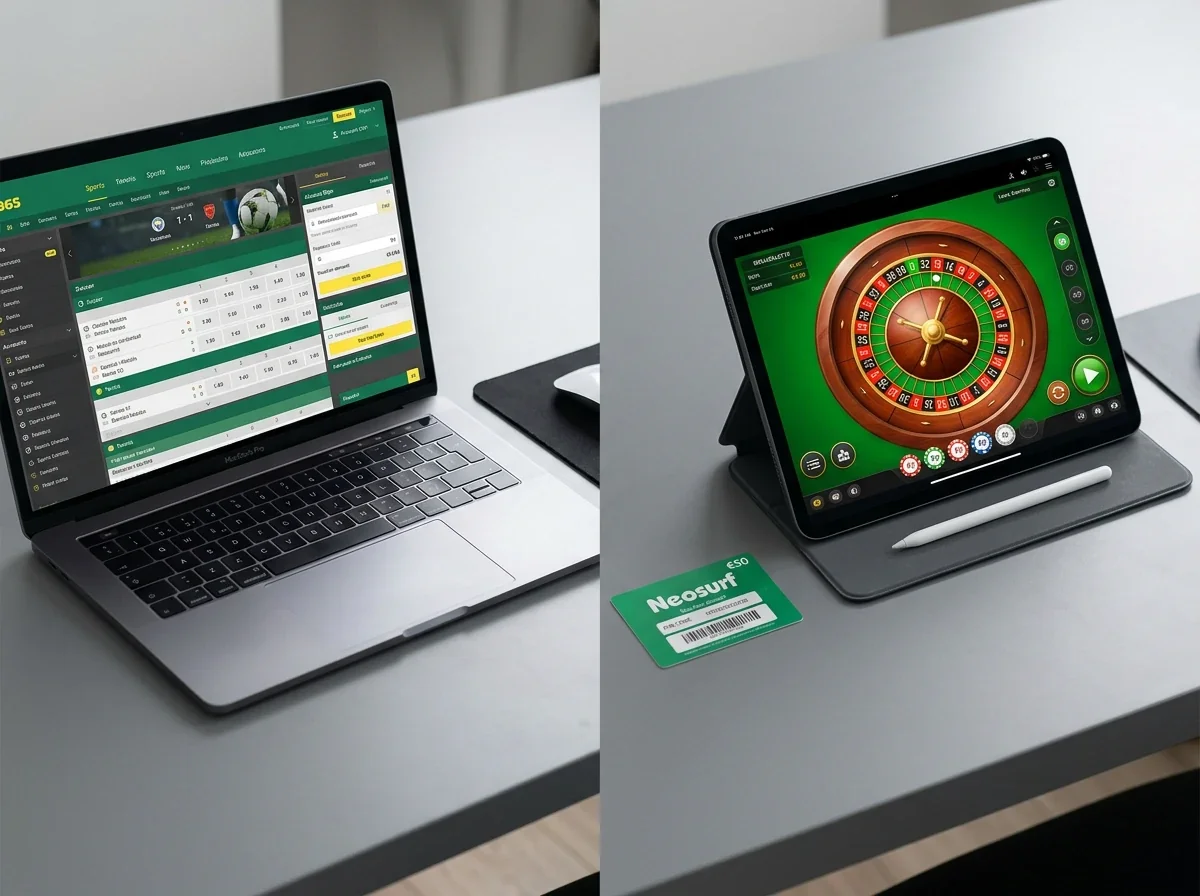 Neosurf casino vklad – Rozdíly oproti sportovním sázkám