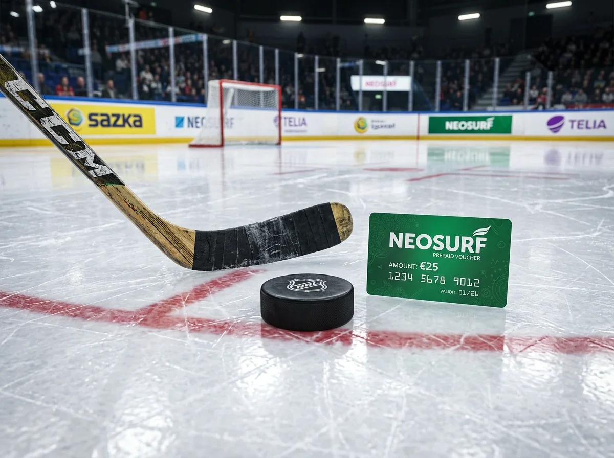 Neosurf sázky na hokej – Extraliga a NHL 2026