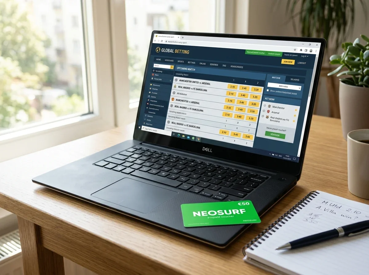 Online sportovní sázky přes Neosurf – Začátečnický průvodce