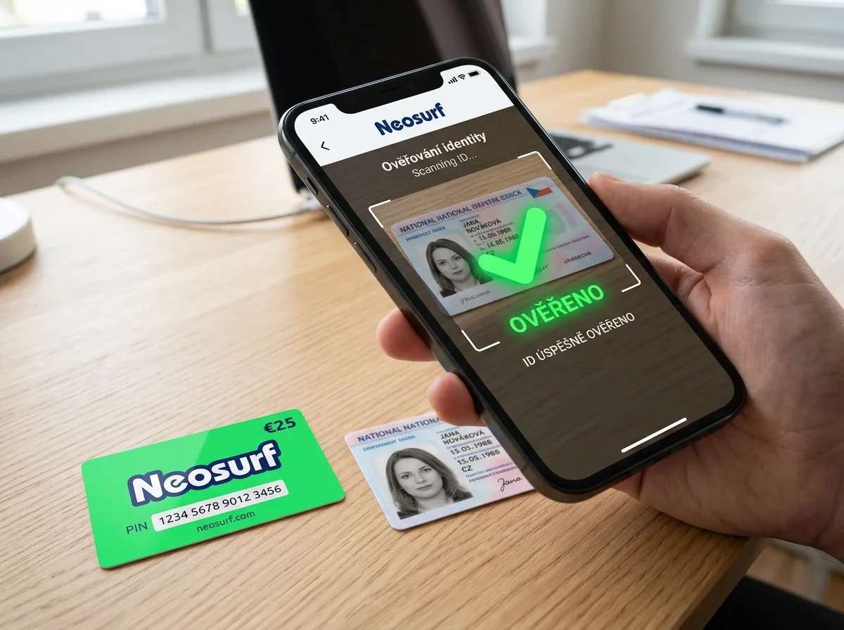 Neosurf ověření totožnosti KYC – Kompletní přehled 2026