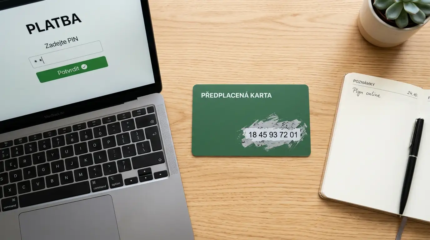 Předplacený kupón s PIN kódem připravený pro online sázení