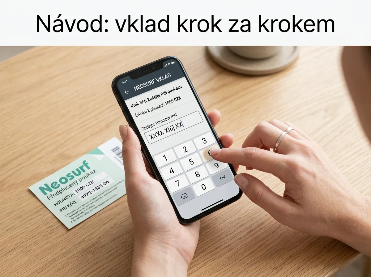Neosurf vklad na sázky – Návod krok za krokem 2026