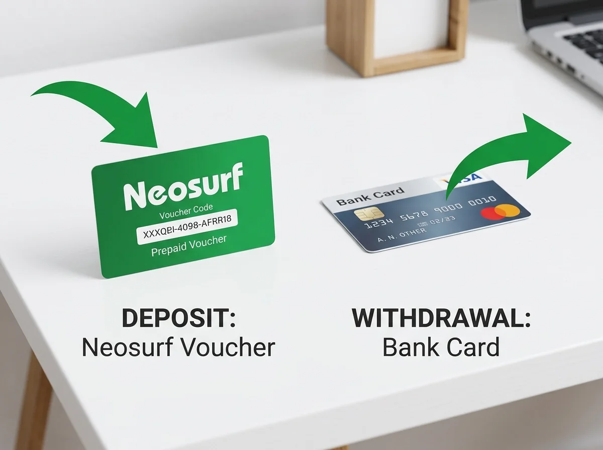 Výběr výher při sázení přes Neosurf – Alternativy 2026